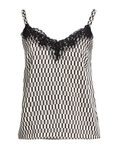Woman Top Black Size 2 Polyester