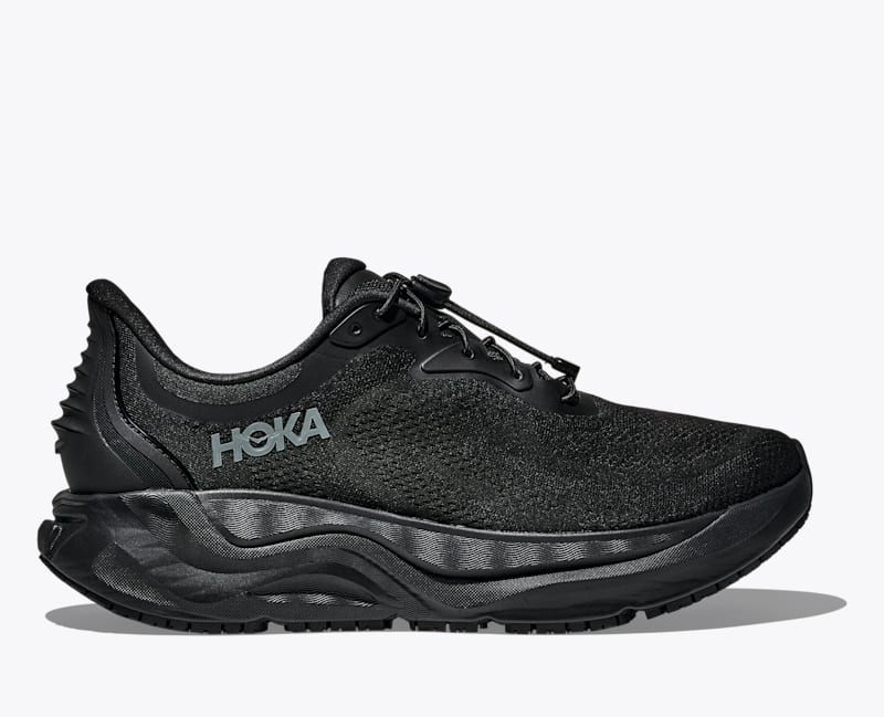 HOKA Men's Arahi SR Shoes in Black/Black