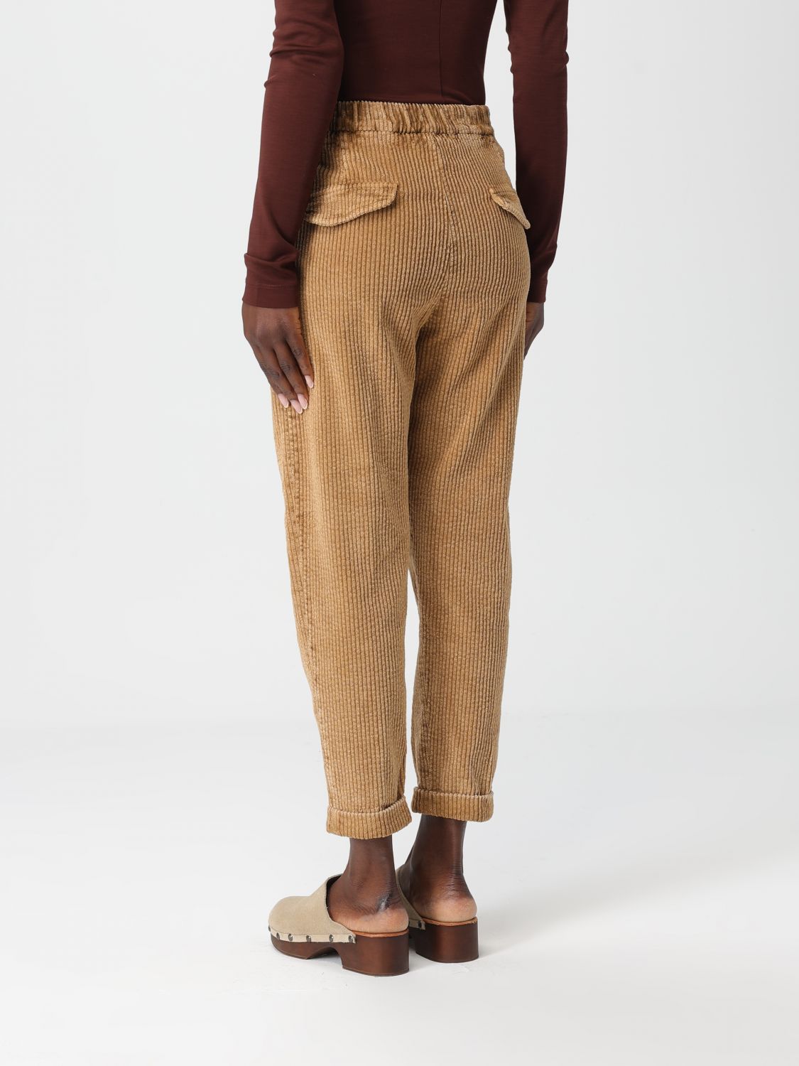 Pants Woman color Beige