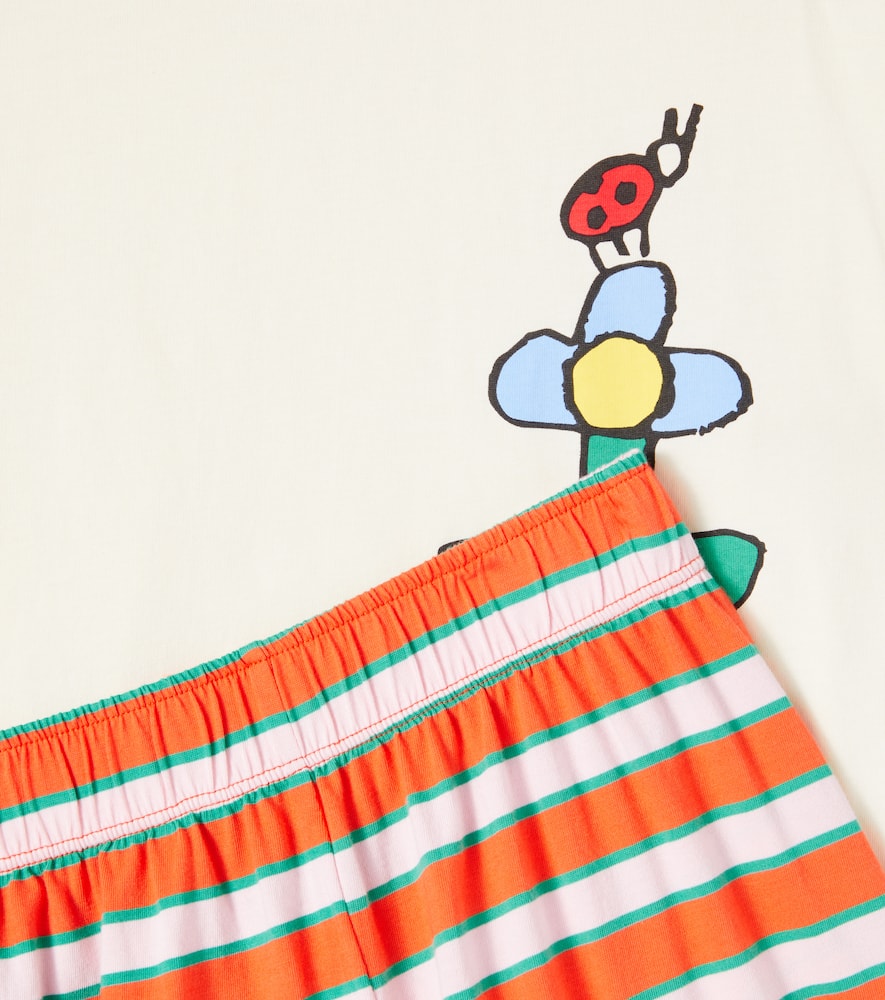 Dancing Flower cotton pajamas