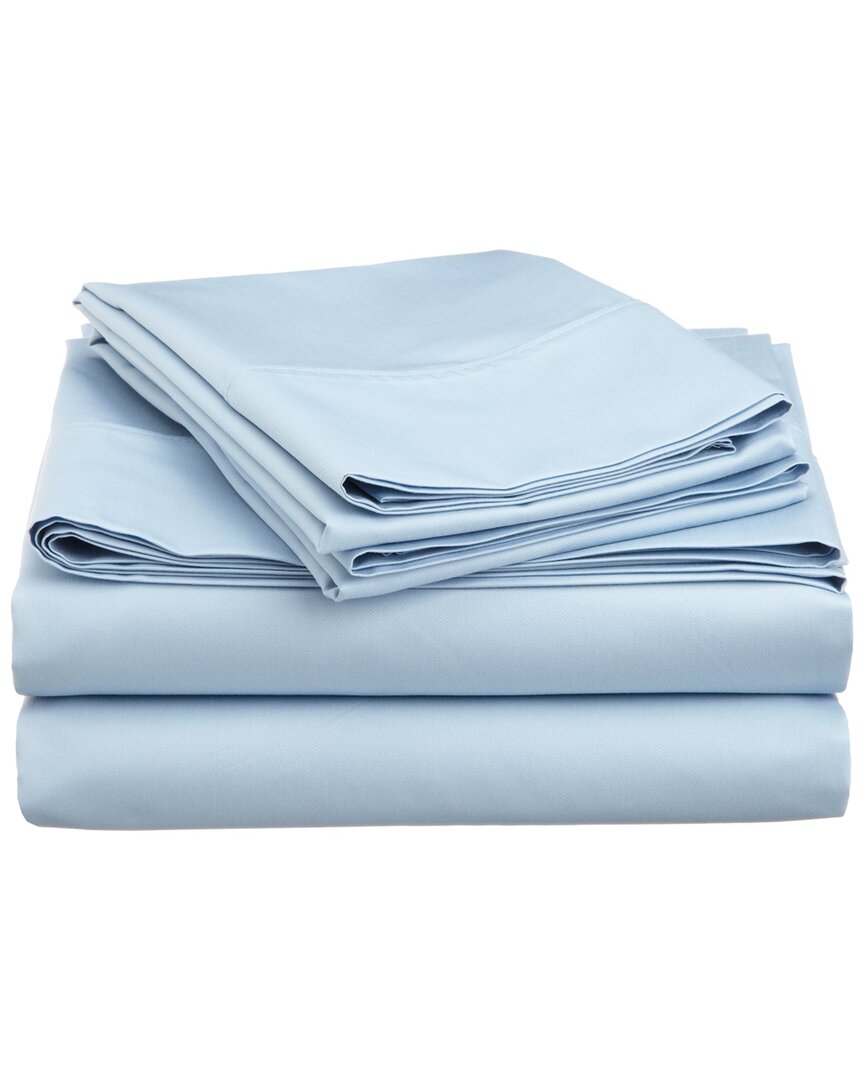 Superior Blend Solid 600 Thread Count Cotton Rich Deep Pocket Sheet Set