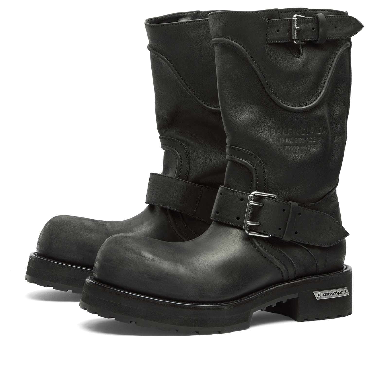 Balenciaga Venom Boot in Black & Silver - Black.  44 also in