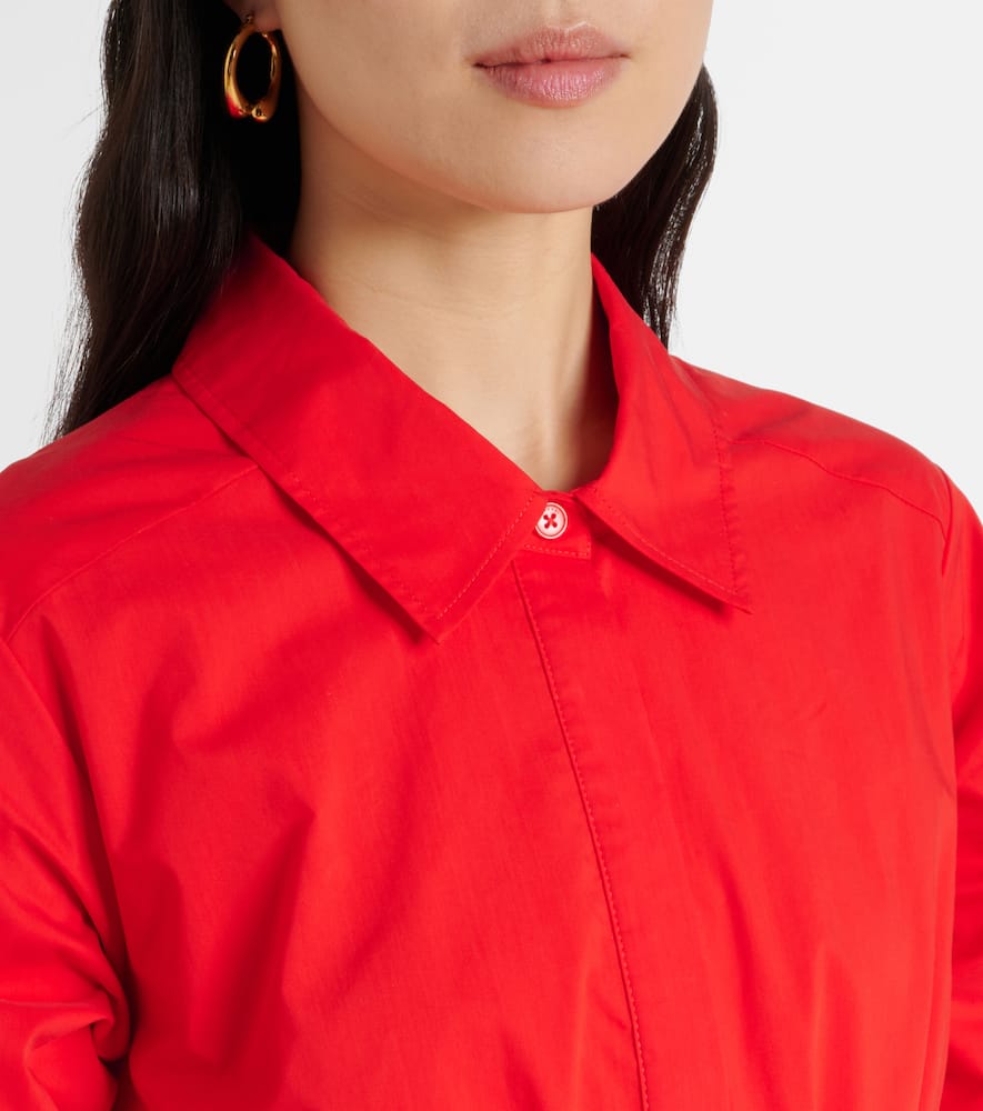 Jazz cotton-blend midi dress