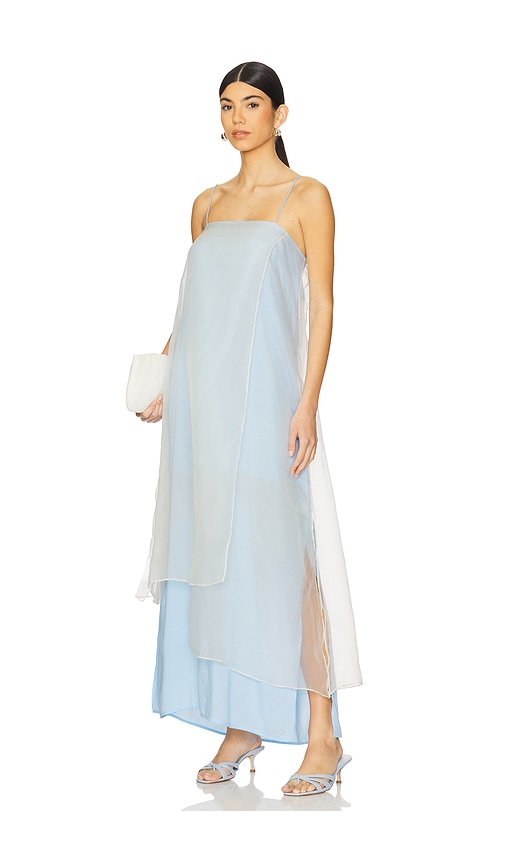 SWF Sheer Slip Maxi Dress in Baby Blue. -  XS also in