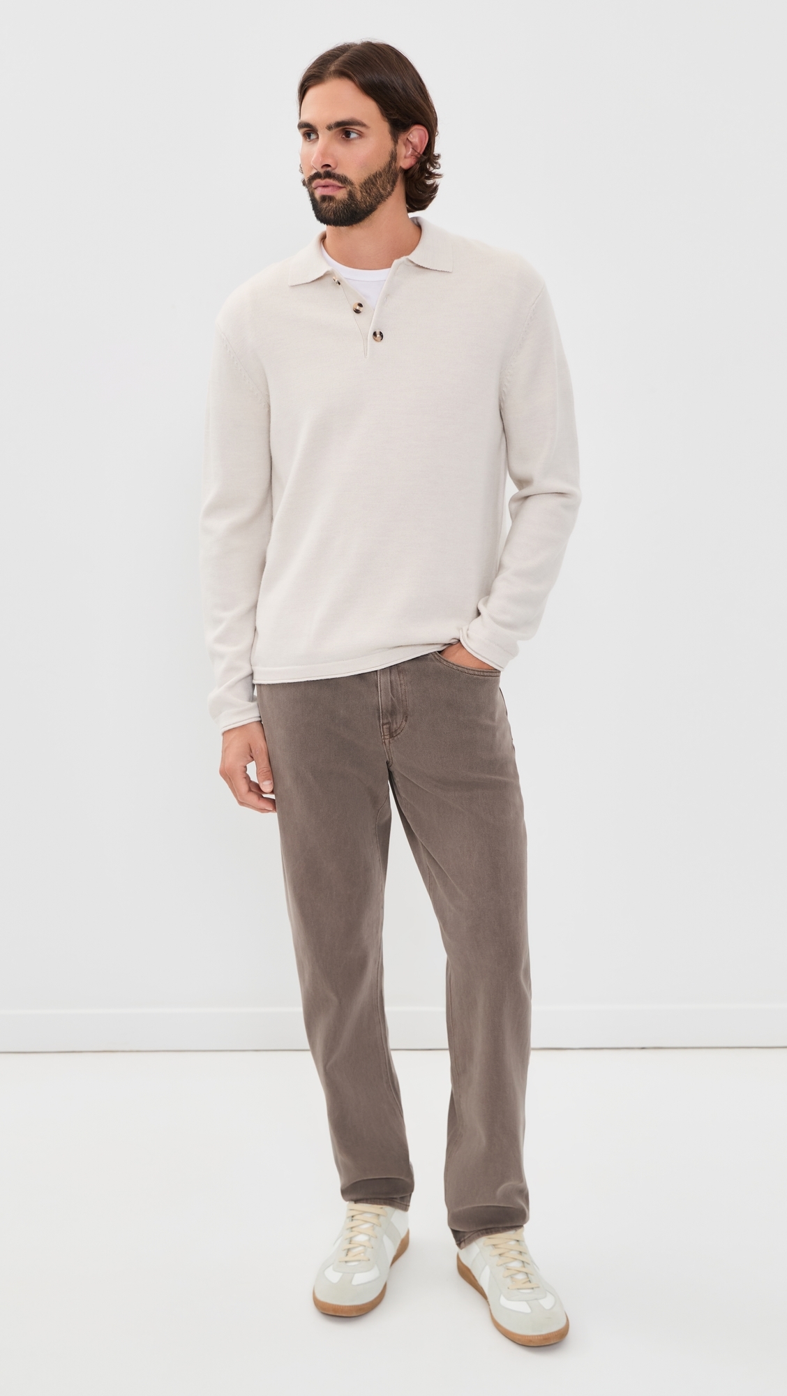 The Brixton Slim Straight Jeans Walnut