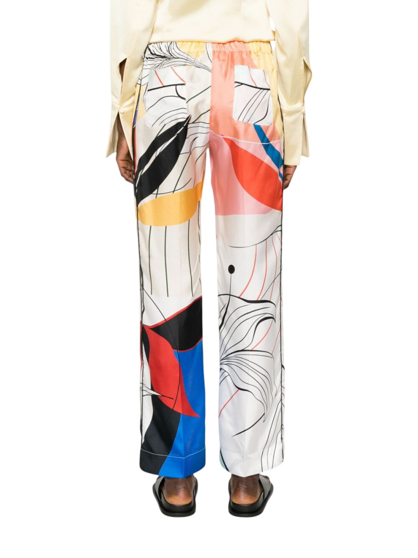 Multicolor Printed Trouser