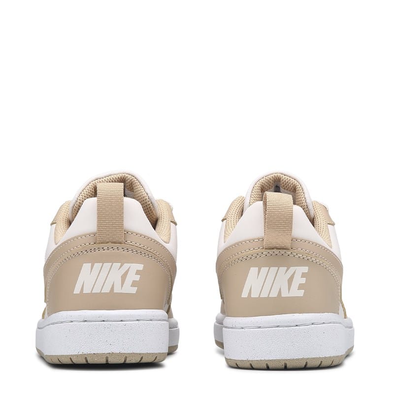 Kids' Court Borough Recraft Low Top Sneaker Big Kid Shoes (White/Tan)