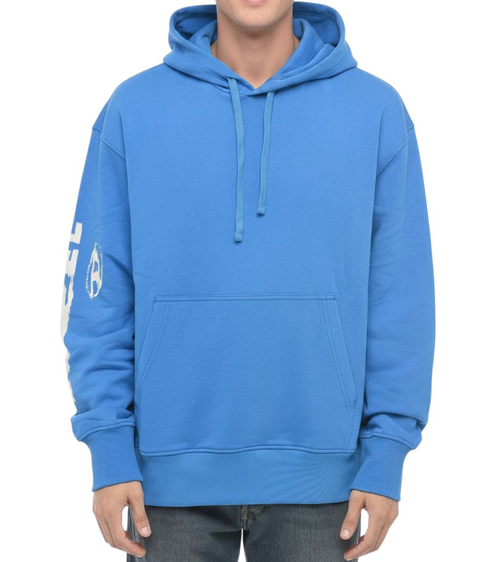 Blue Relaxed Hoodie
