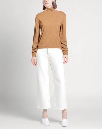 Woman Turtleneck Camel Size M Wool, Viscose, Polyamide, Cashmere