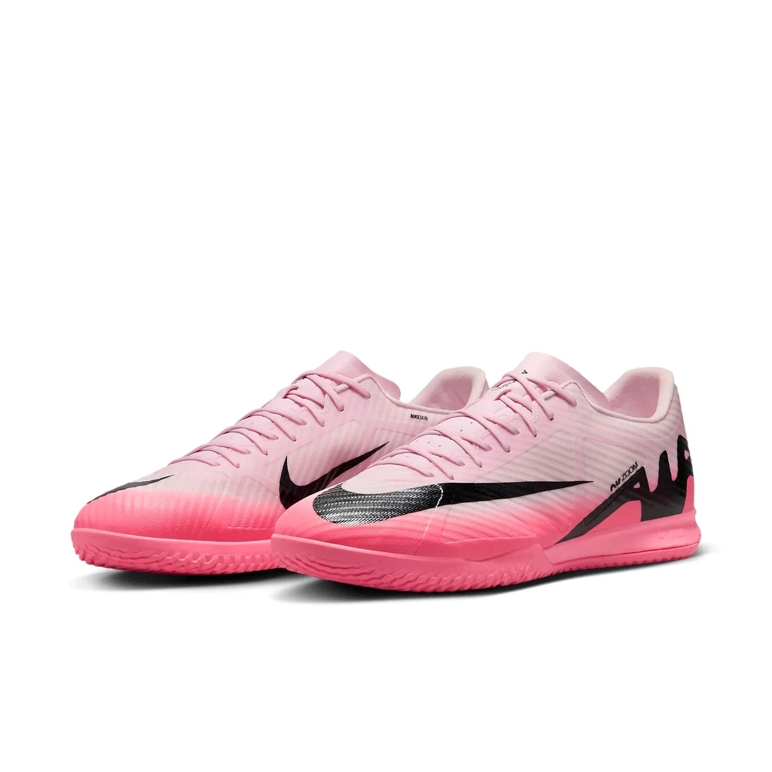 Unisex Mercurial Vapor 15 Academy IC DJ5633-601 Pink Football Shoes NIN612
