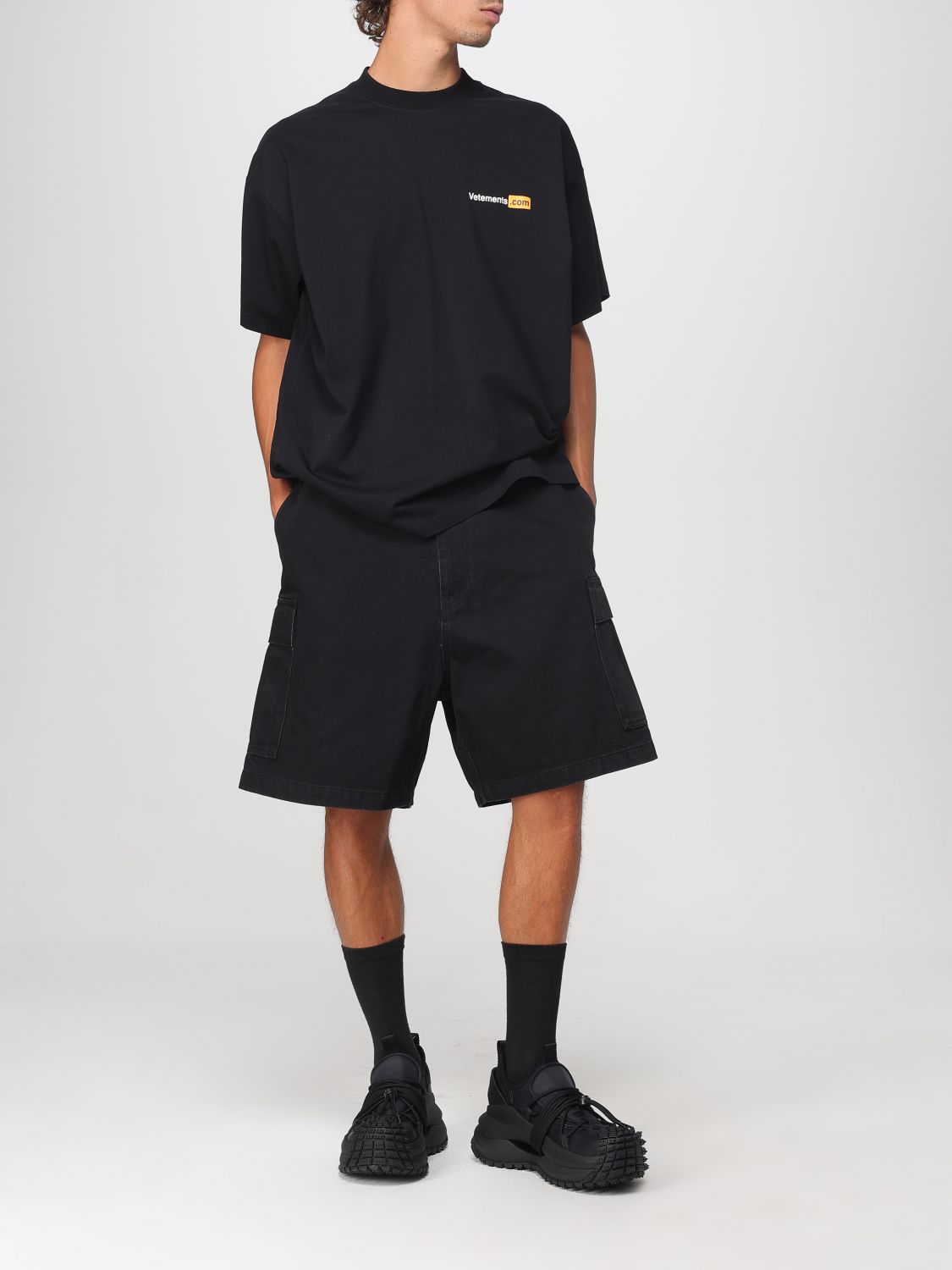 Denim shorts - Black