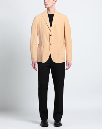Man Blazer Apricot Size 38 Cotton, Elastane