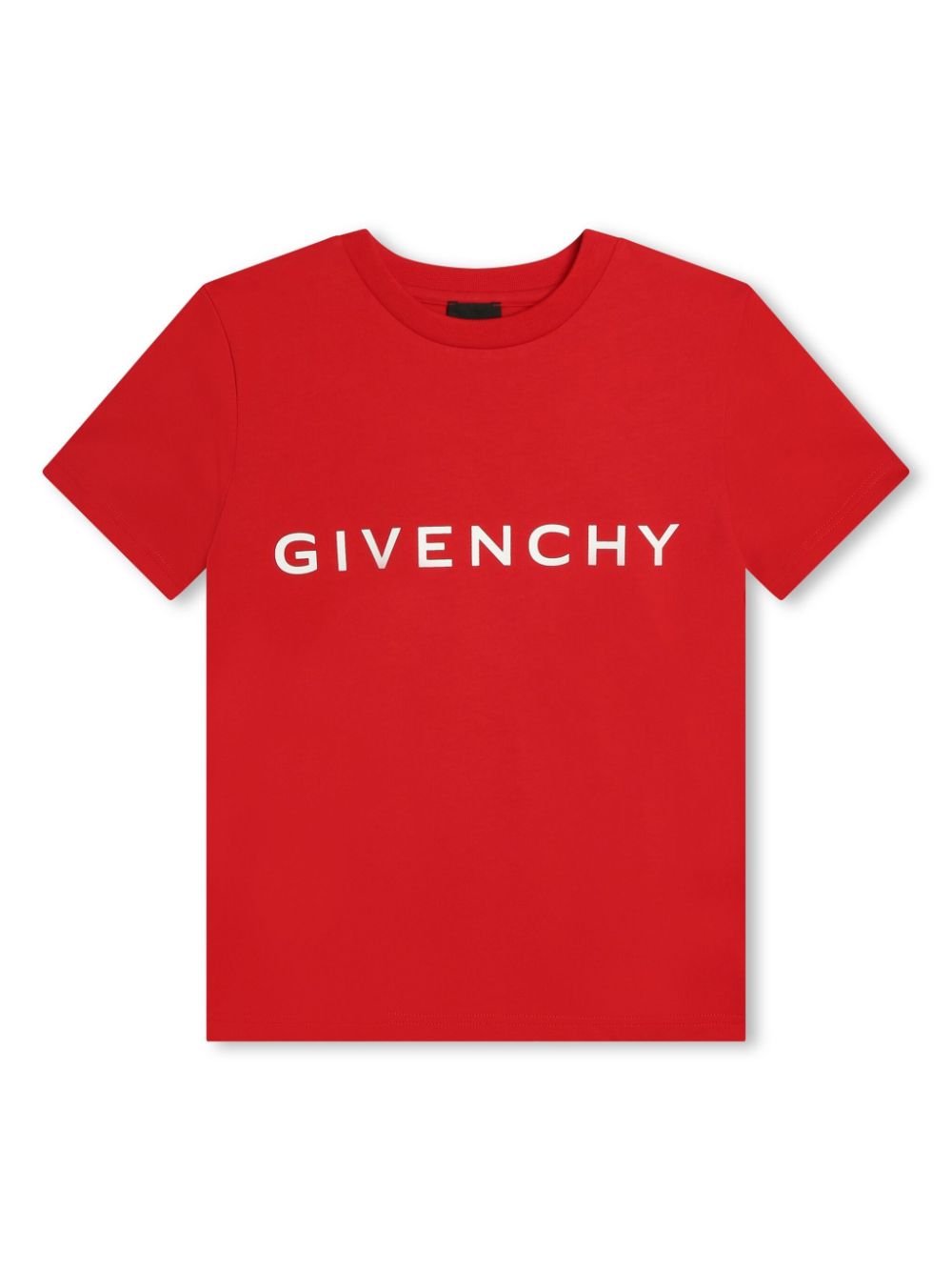 Logo-print cotton T-shirt - Red