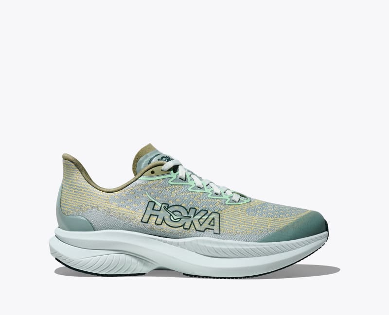 HOKA Mach 6 Shoes in Druzy/Yuzu