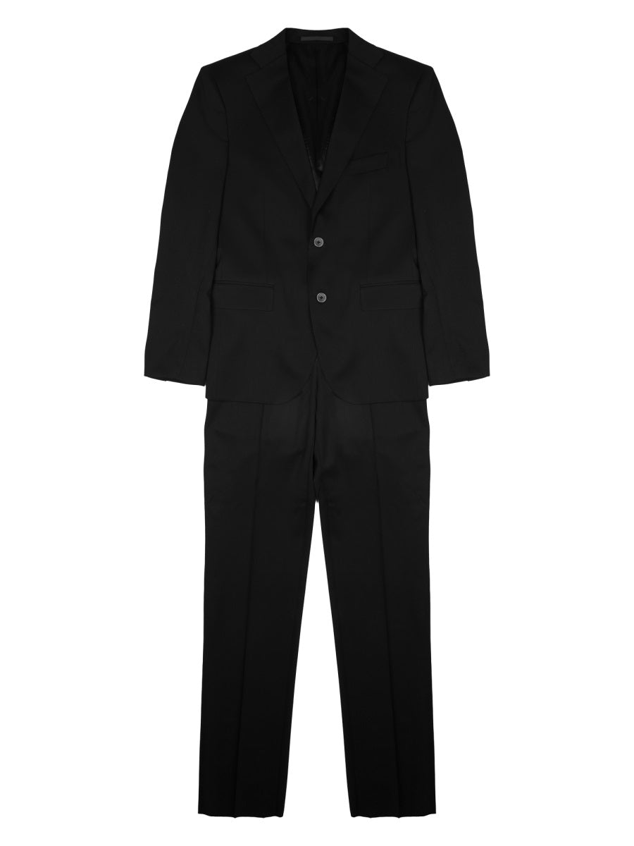 Tailored Wool Suit with Monoplethe Jacket
