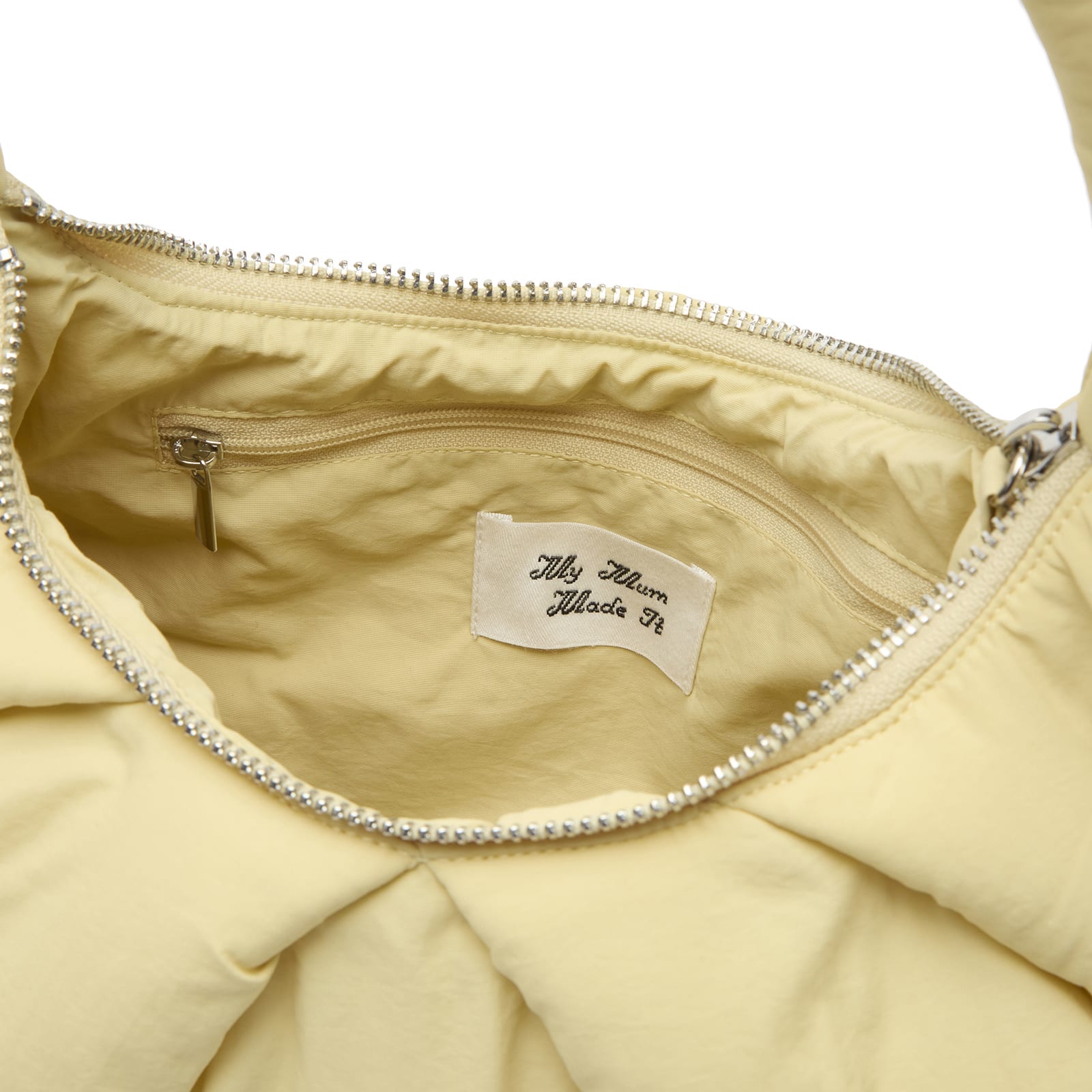 Women's Pleat Puffer Tote Bag in Butternut