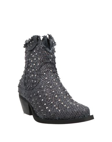 Woman Ankle boots Black Size 10 Textile fibers