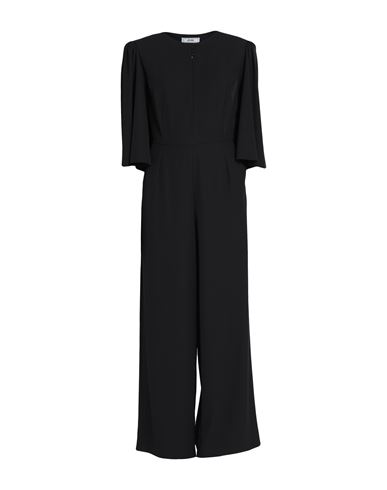 Woman Jumpsuit Black Size 6 Polyester, Elastane