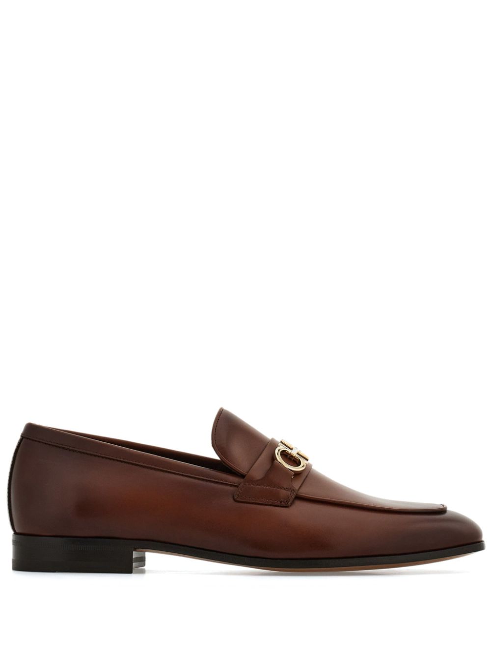 Salvatore Ferragamo | Gancini-plaque loafers - Brown | Realry display picture 2