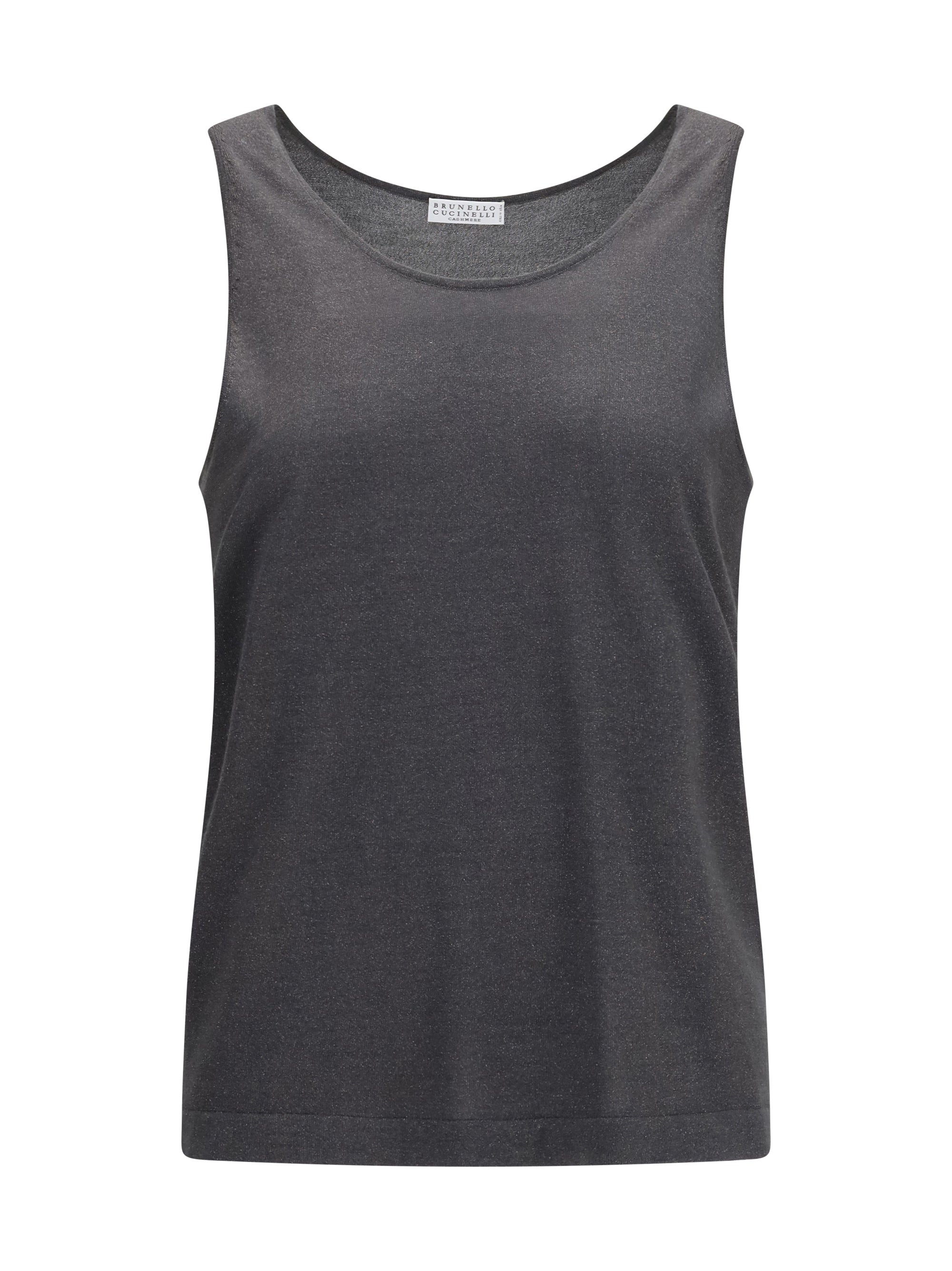 Luminous Knit Tank Top — Gray