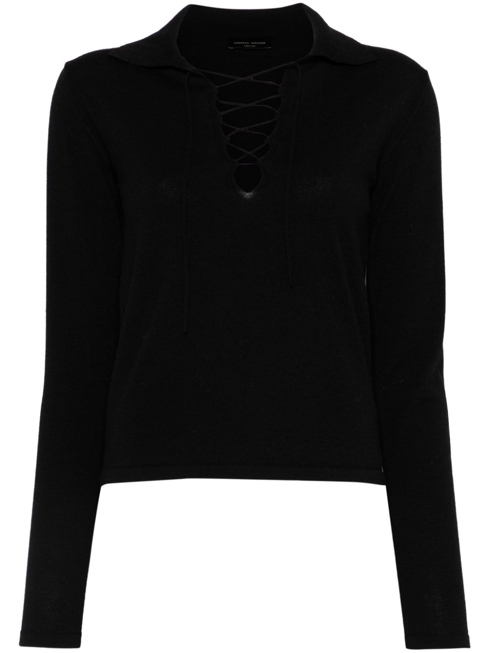 Knitted top - Black