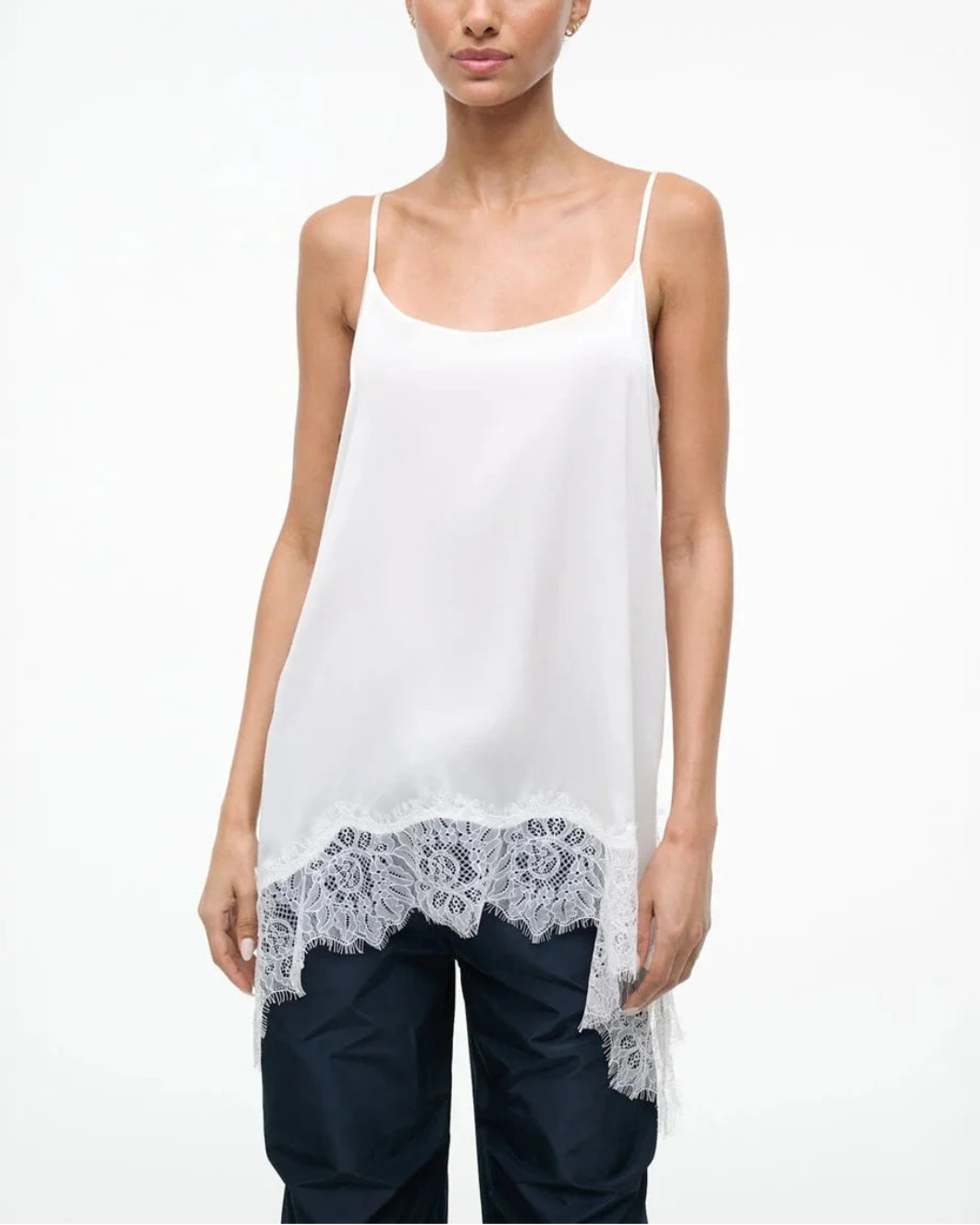 Chloe Silk Cami Ivory