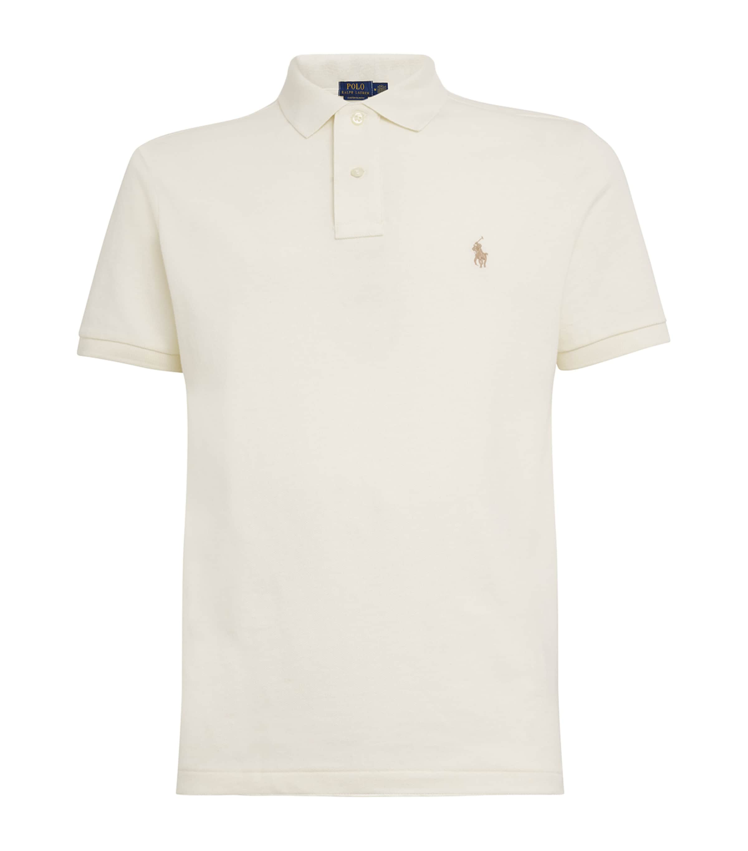 Cotton Mesh Slim-Fit Polo Shirt