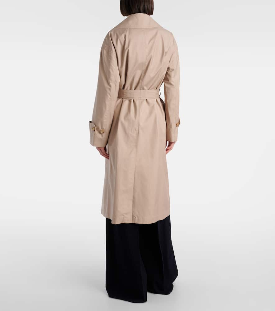 Mtrench cotton-blend twill trench coat
