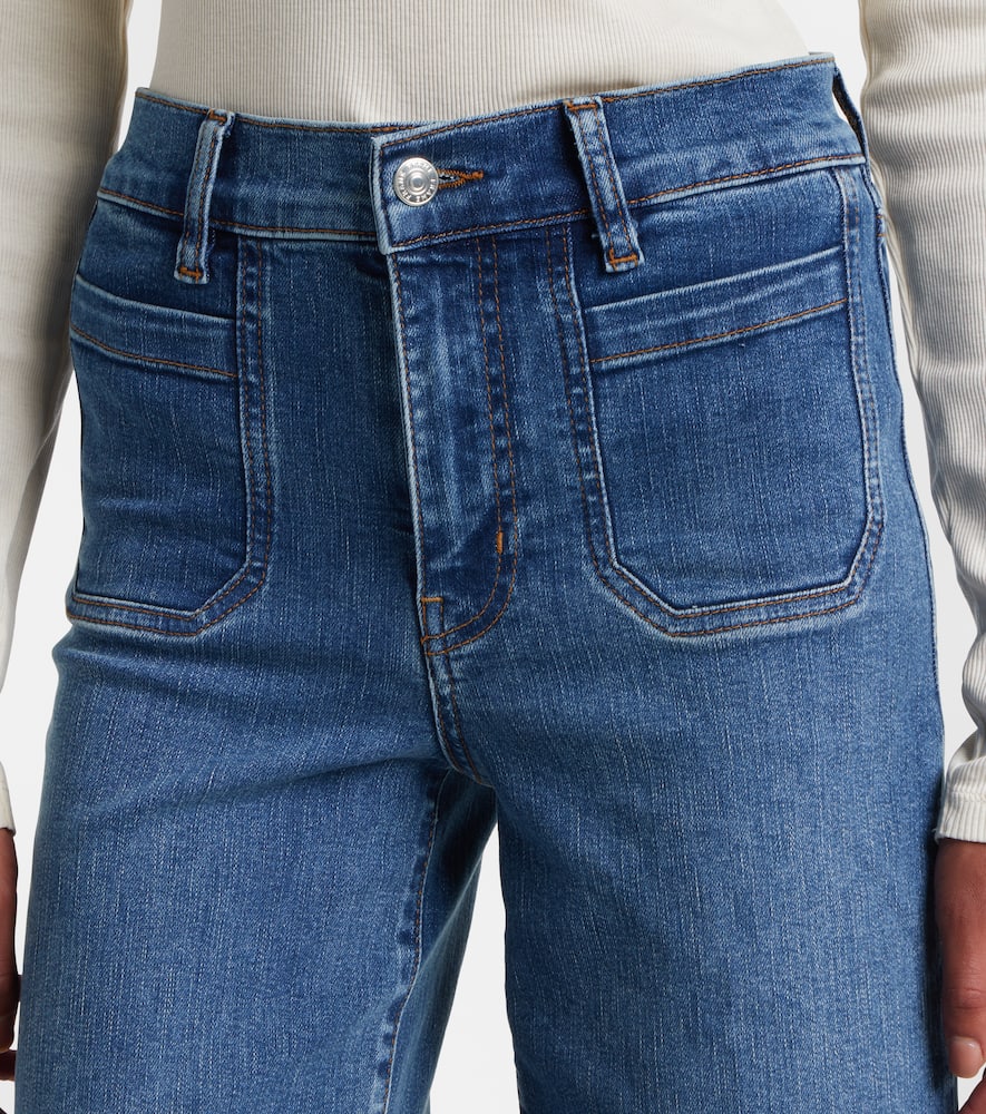 Le Slim Palazzo wide-leg jeans