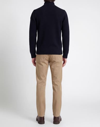 Man Turtleneck Midnight blue Size 36 Merino Wool