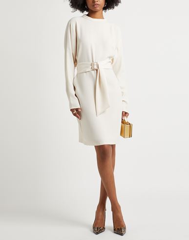 Woman Mini dress Cream Size M Polyester