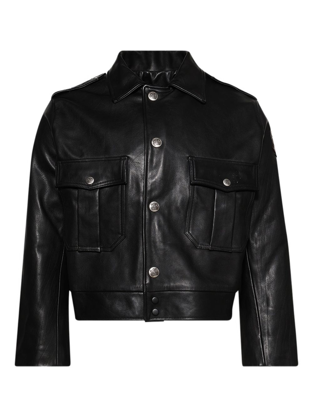 EARTHLING VIP Crew leather jacket - Black