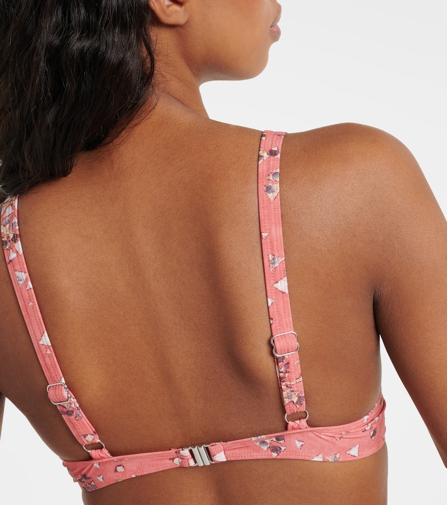 Petra printed bikini top