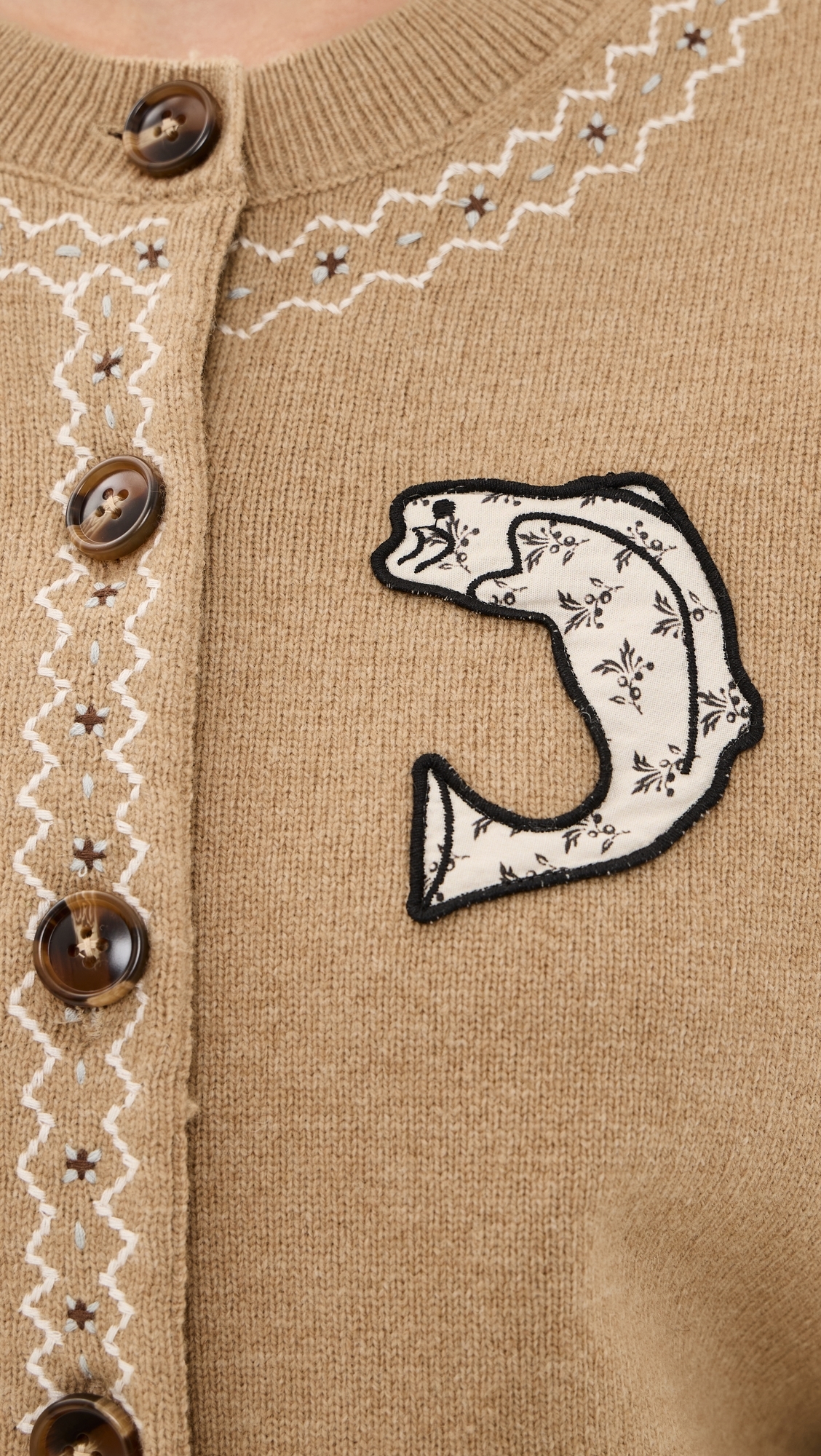 Winslow Craft Wool Cardigan Camel