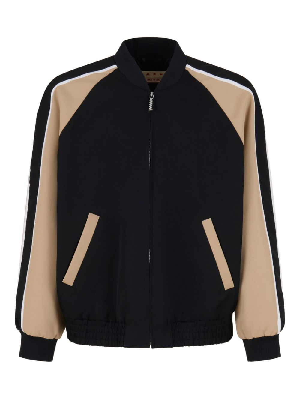 Panelled bomber jacket - Black