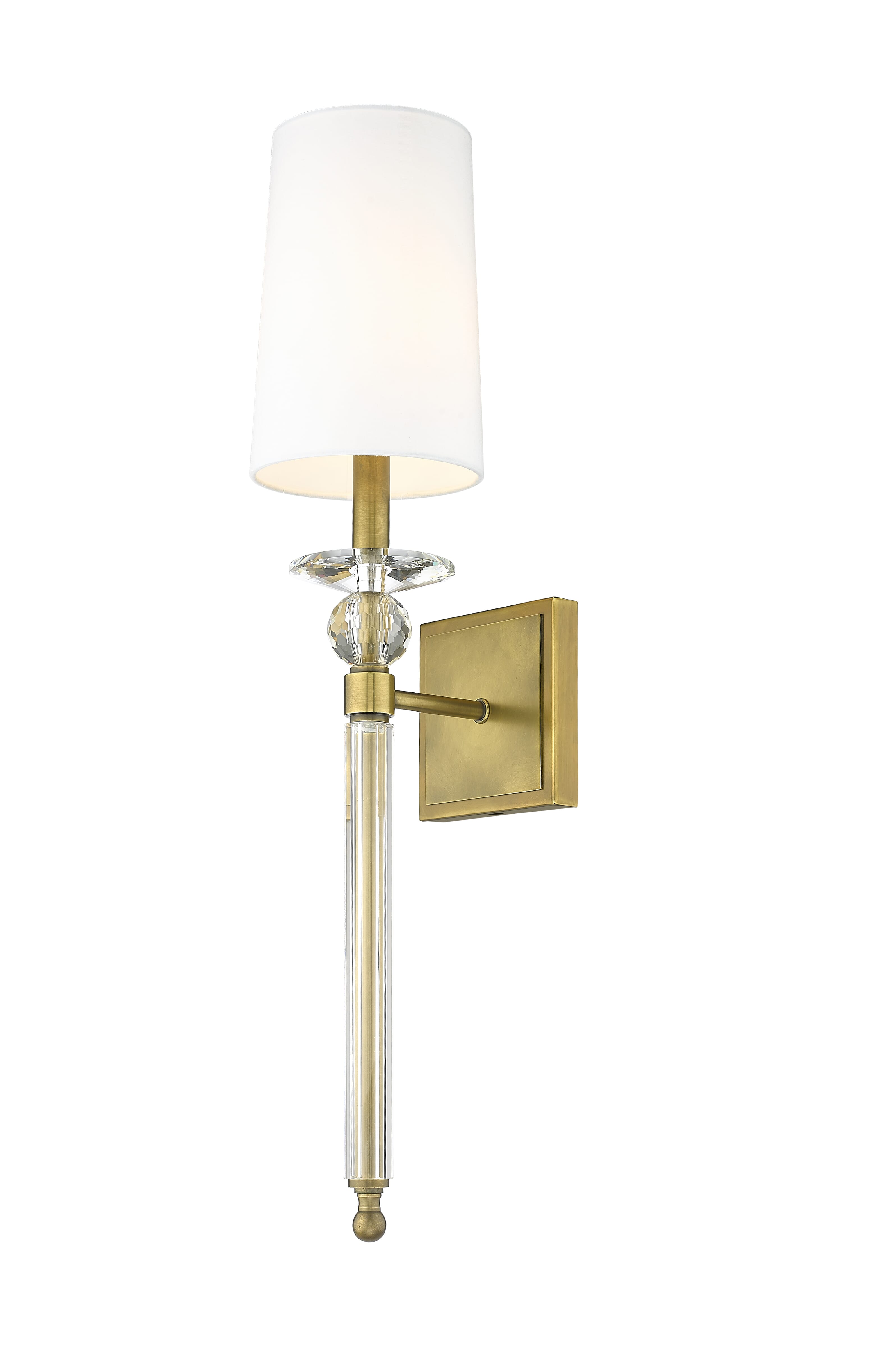 Ava 1-Light Wall Sconce In Rubbed Bra
