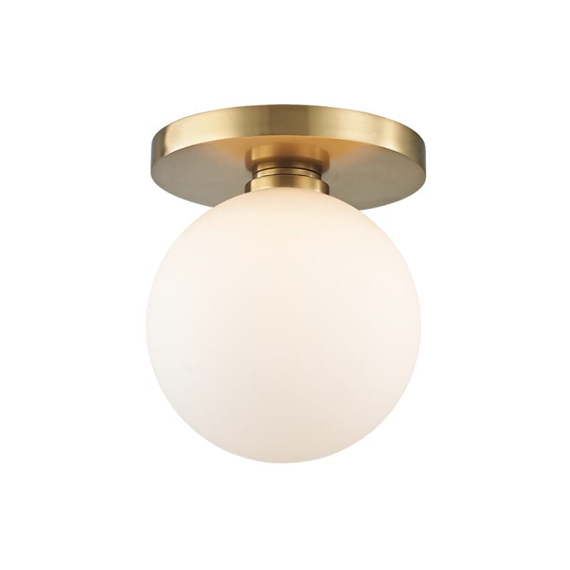 Baird LED Ceiling Light in Aged Bra