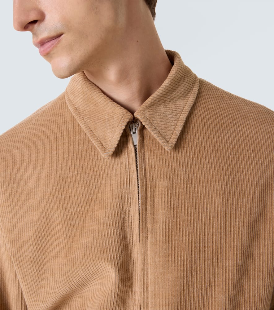 Cotton and alpaca corduroy jacket