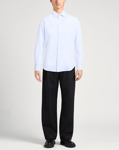 Man Shirt White Size 17 ½ Polyester, Elastane