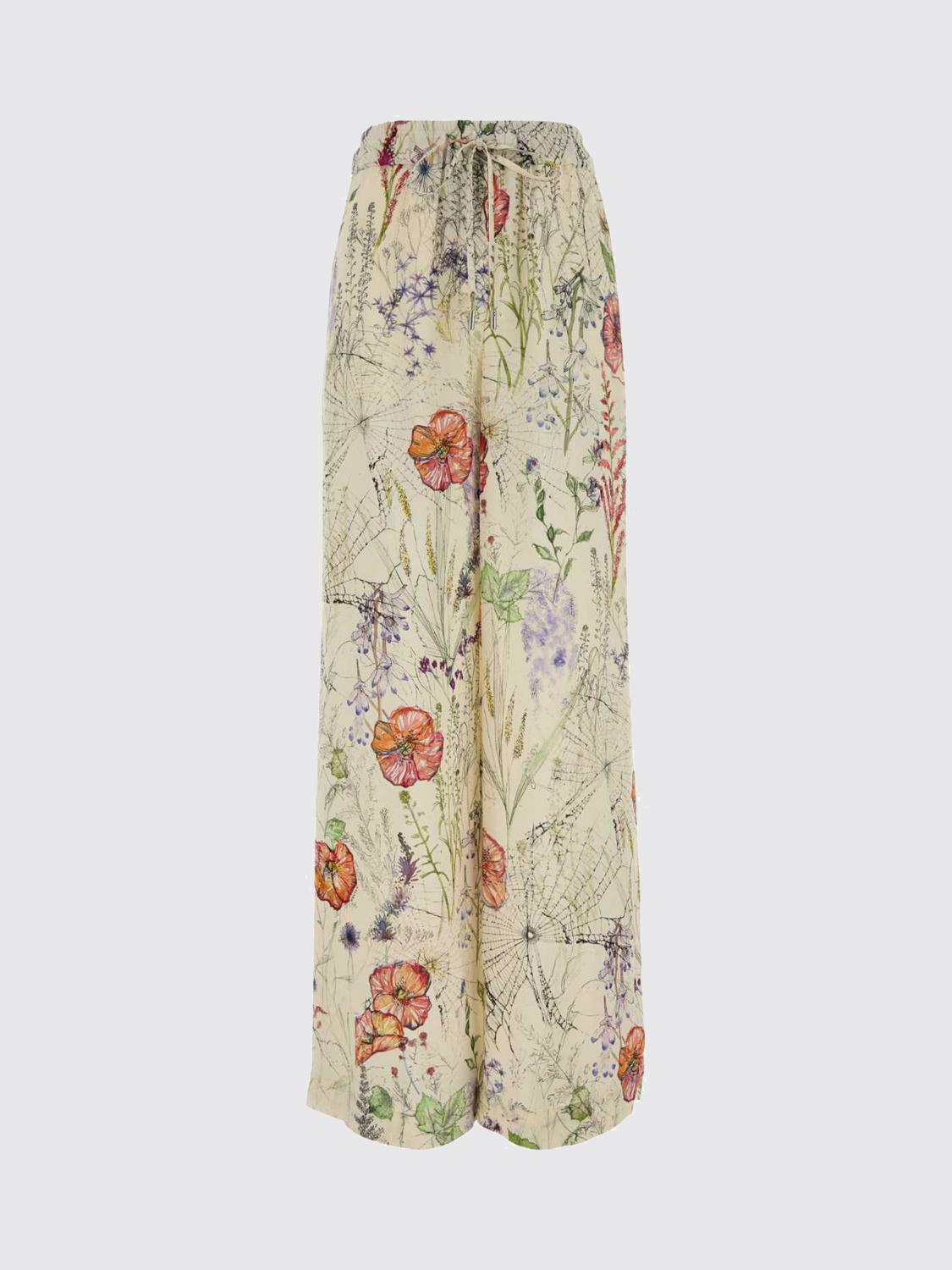 Pants Woman color Ivory