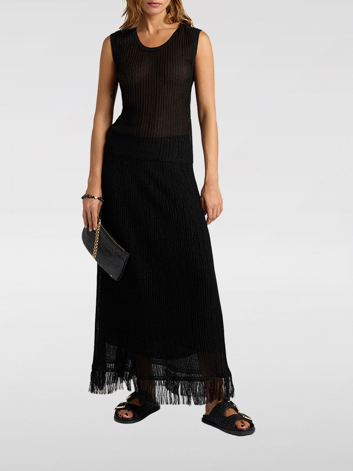 MOMONÌ Top Woman color Black
