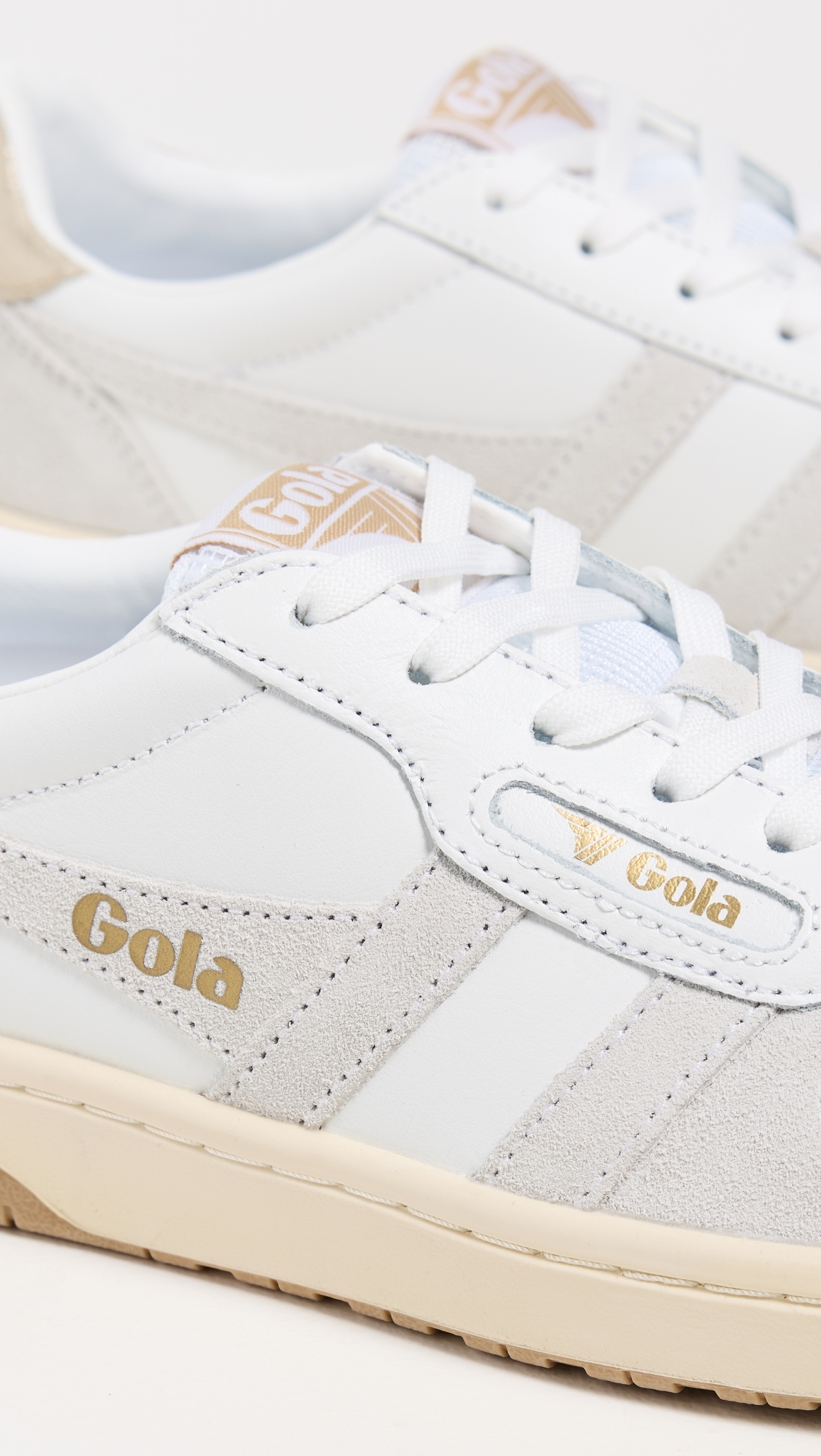 Hawk Sneakers White/White/Gold
