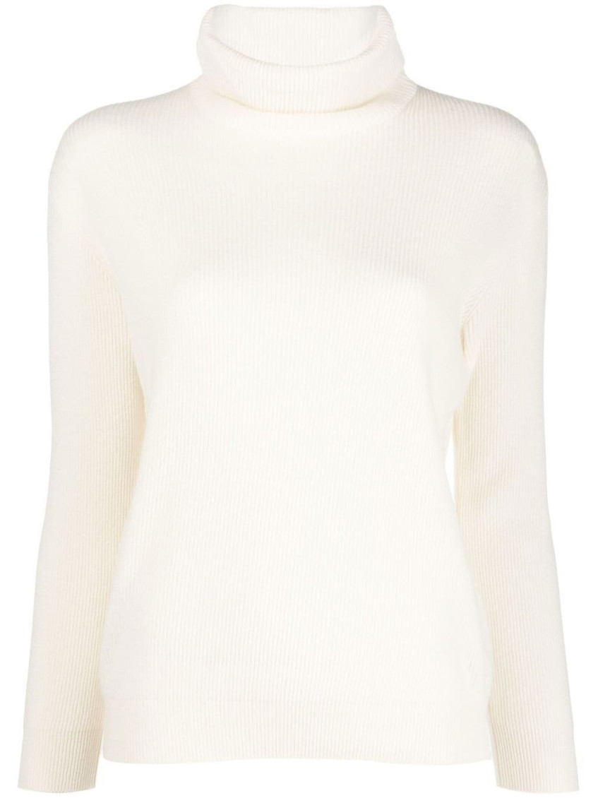 Turtleneck Ribbed-knit Jumper