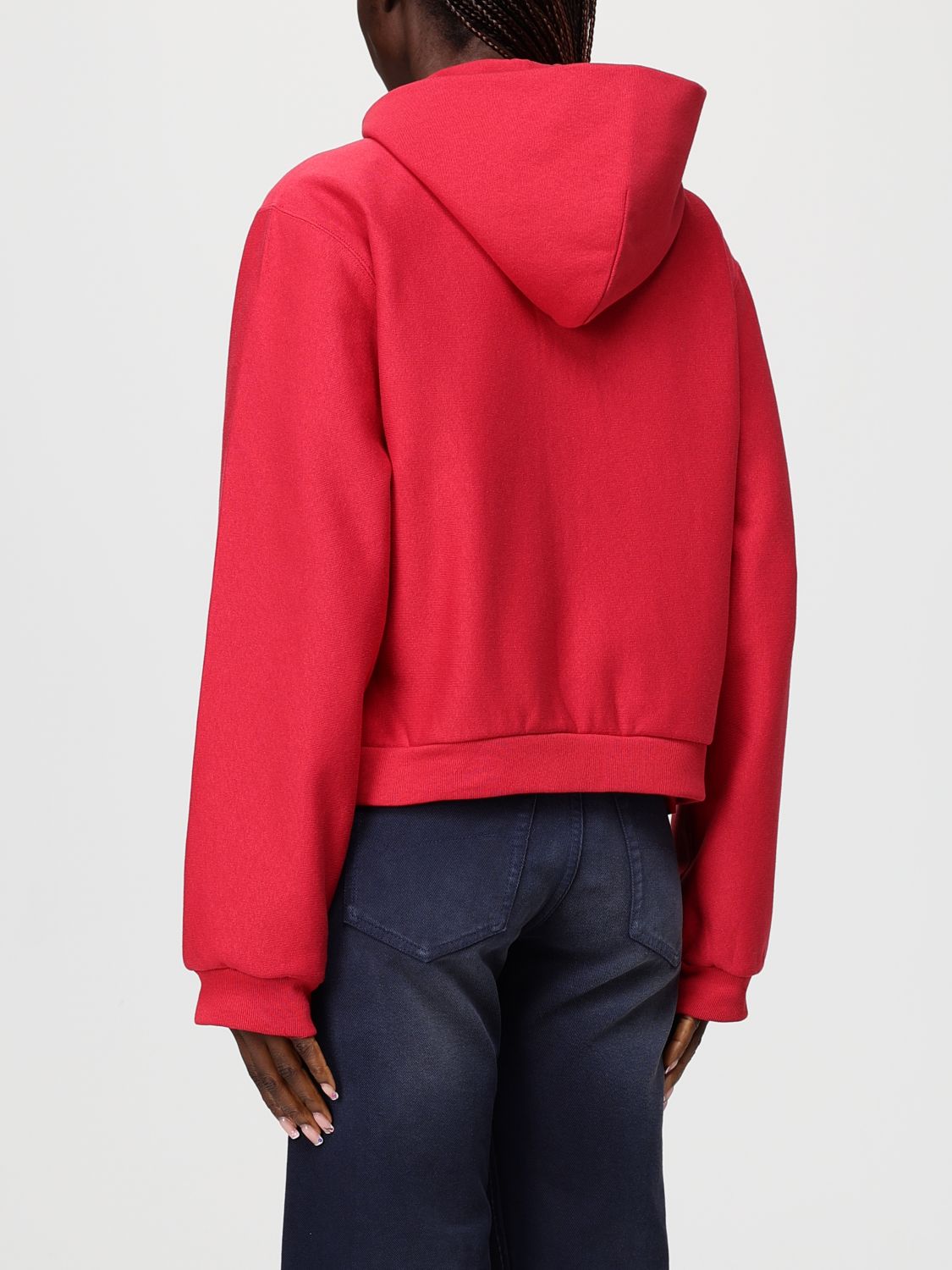 Sweatshirt Woman color Red