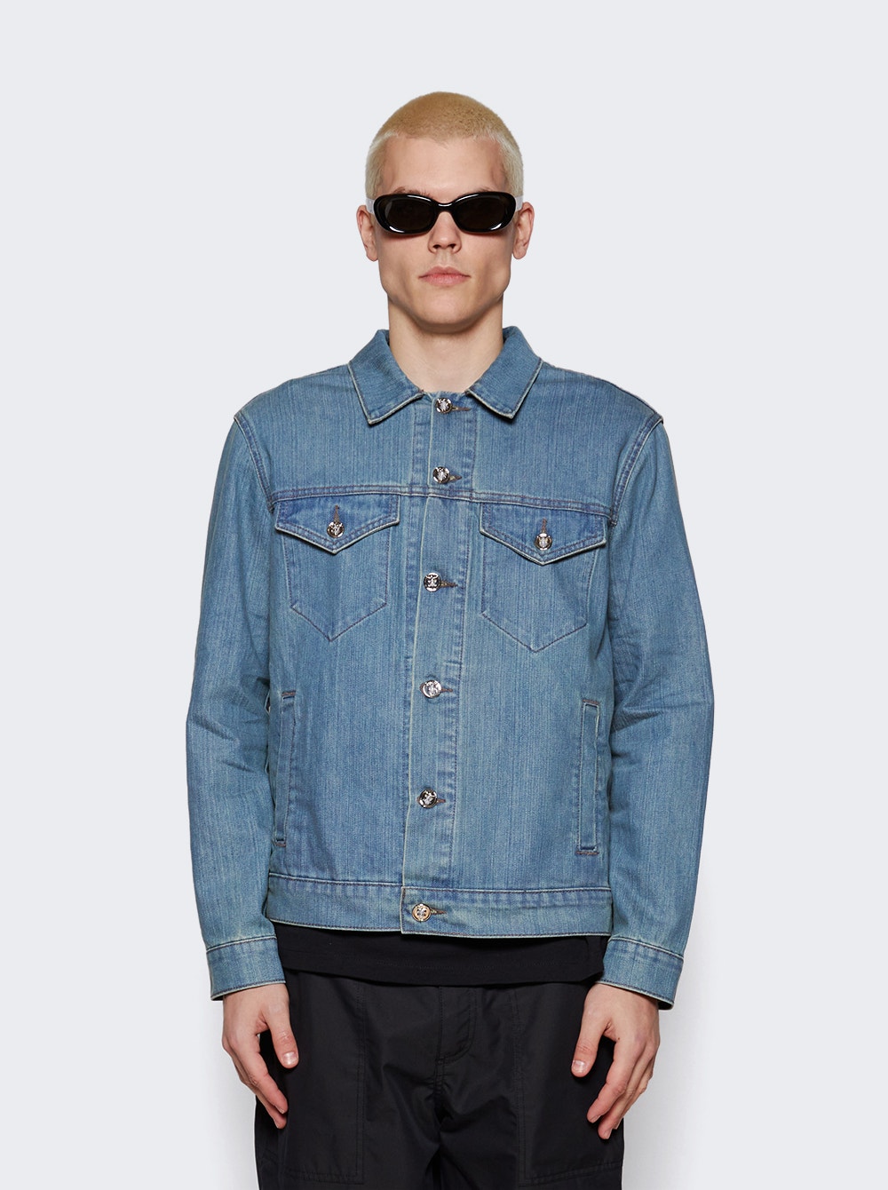 Denim Cross Jacket
