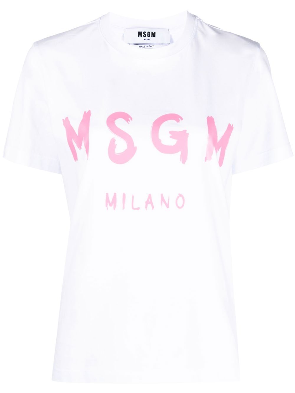 Logo-print short-sleeve T-shirt - Pink