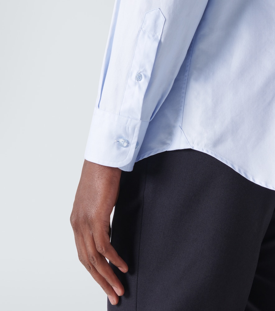 Logo cotton Oxford shirt