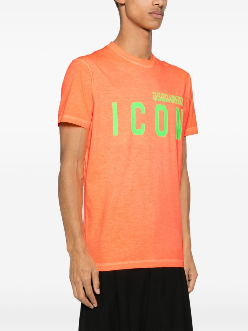 Logo Icon Printed Crewneck T-shirt