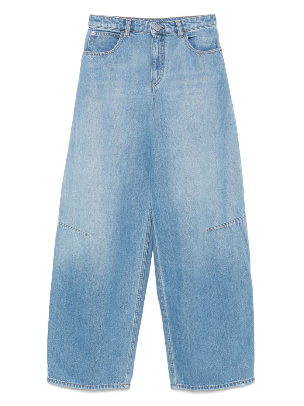 Emporio Armani logo-patch jeans - Blue