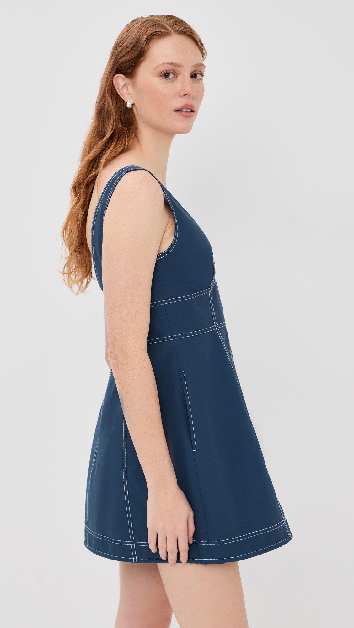 Renee Mini Dress Dark Indigo
